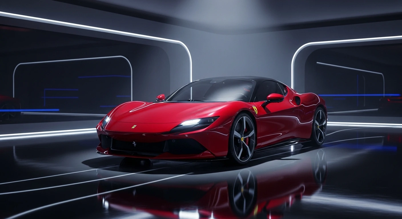 Ferrari Elettrica’s sound system amplifies real drivetrain vibrations for authentic emotion.